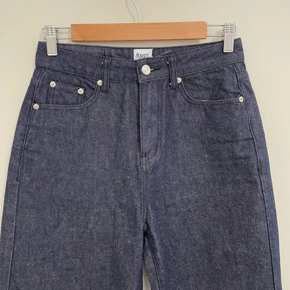 Princess Polly NWT Indiyah Wide Leg Dark Wash Jeans - Picture 6 of 9